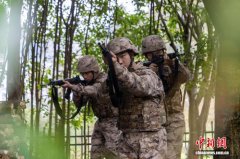 广西桂林：武警官兵开展实战化训练